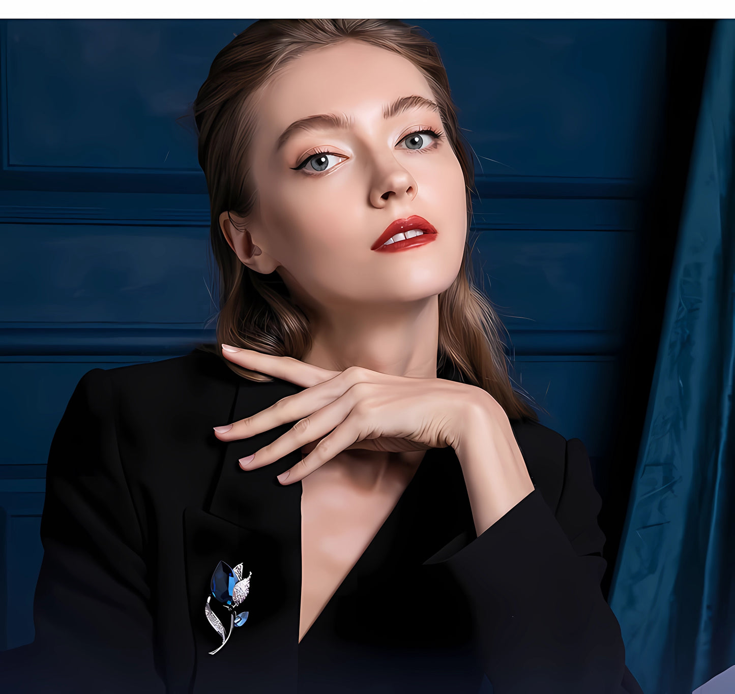 Fashionable and Elegant Tulip Brooch