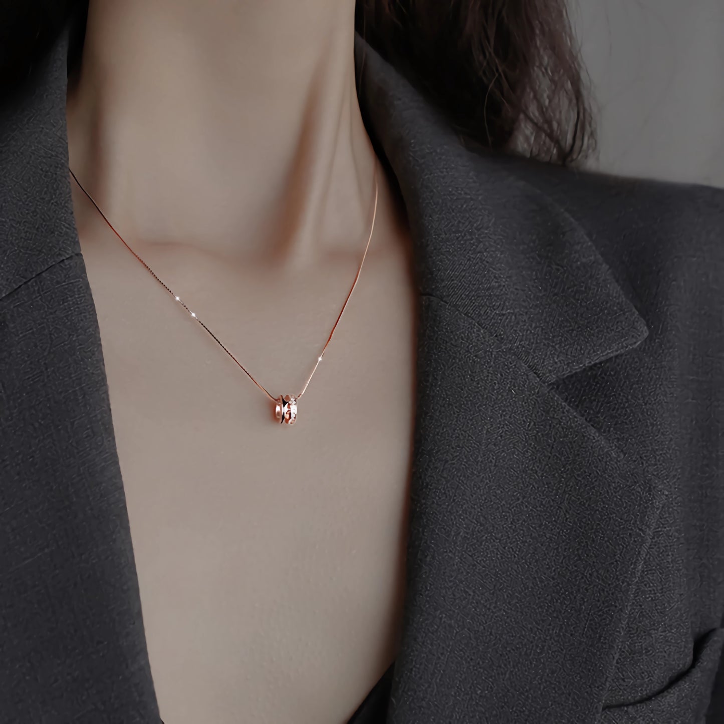 S925 Sterling Silver Talisman Pendant Necklace with Exquisite Design