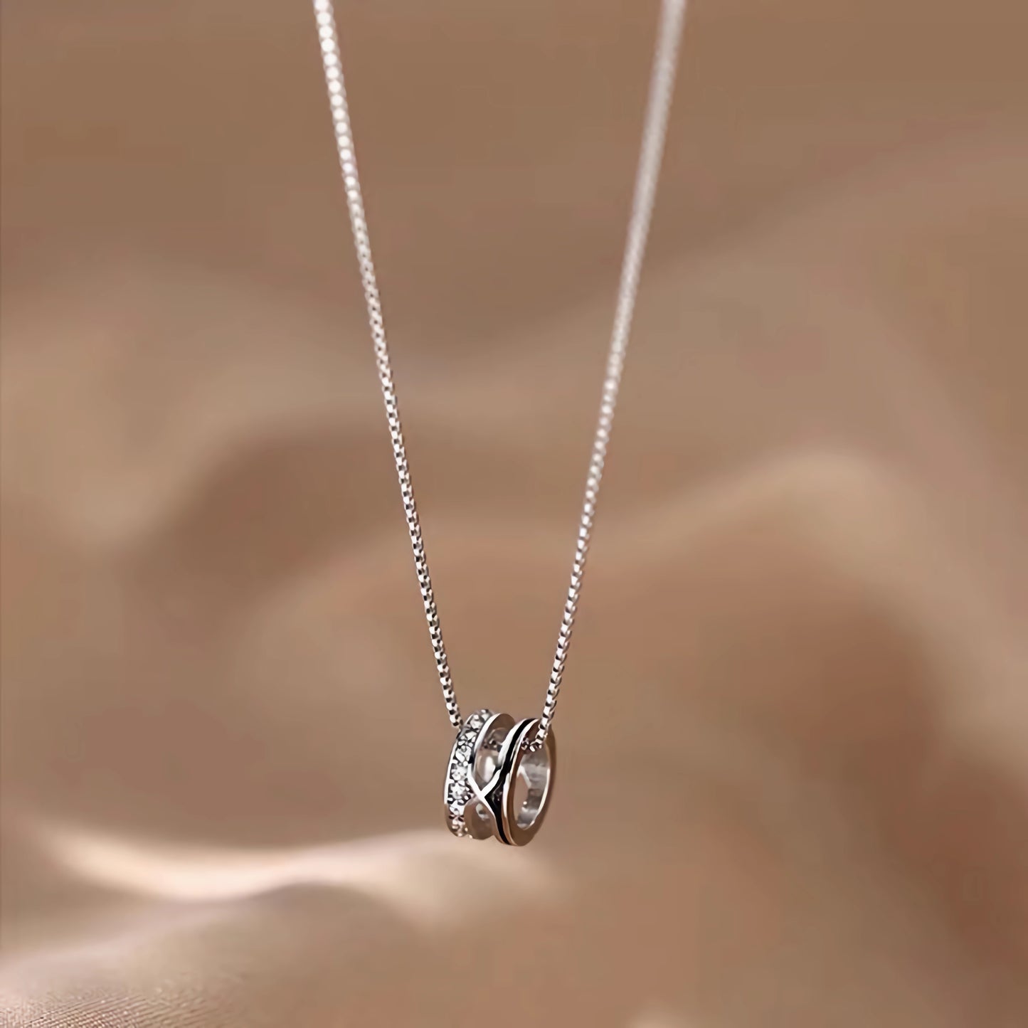 S925 Sterling Silver Talisman Pendant Necklace with Exquisite Design